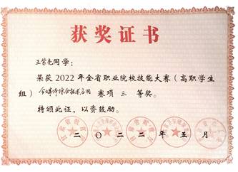 全媒体 省三等奖（团体） 王紫亮